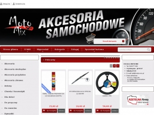 Sprzedaż praktycznych akcesoriów samochodowych
